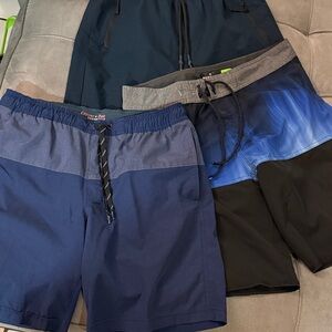 Nomad Black Swim Trunks